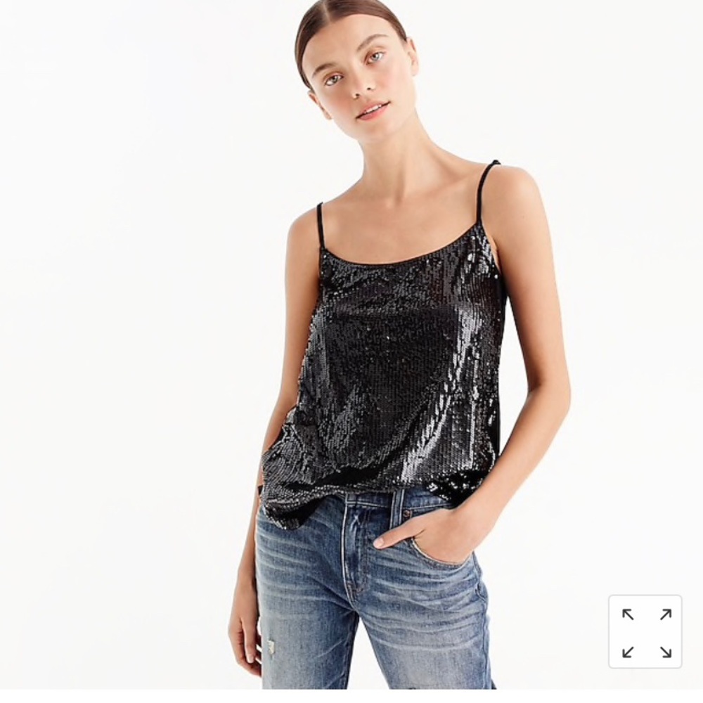 JCrew Sequin cami
